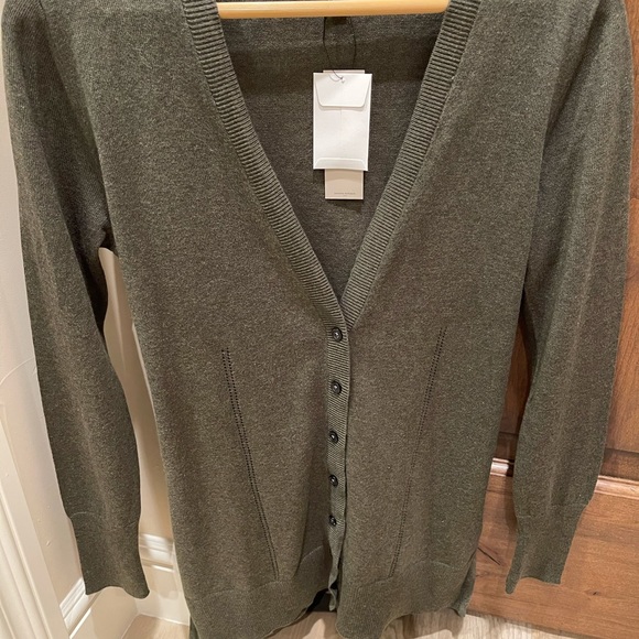 Banana Republic S Green Cardigan (NEW) - Picture 6 of 15